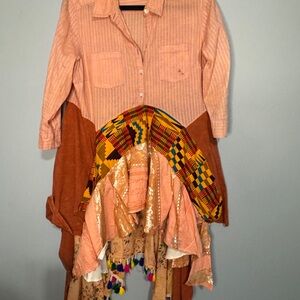 Upcycled Black Tunic | L & under | The Morgan Factory